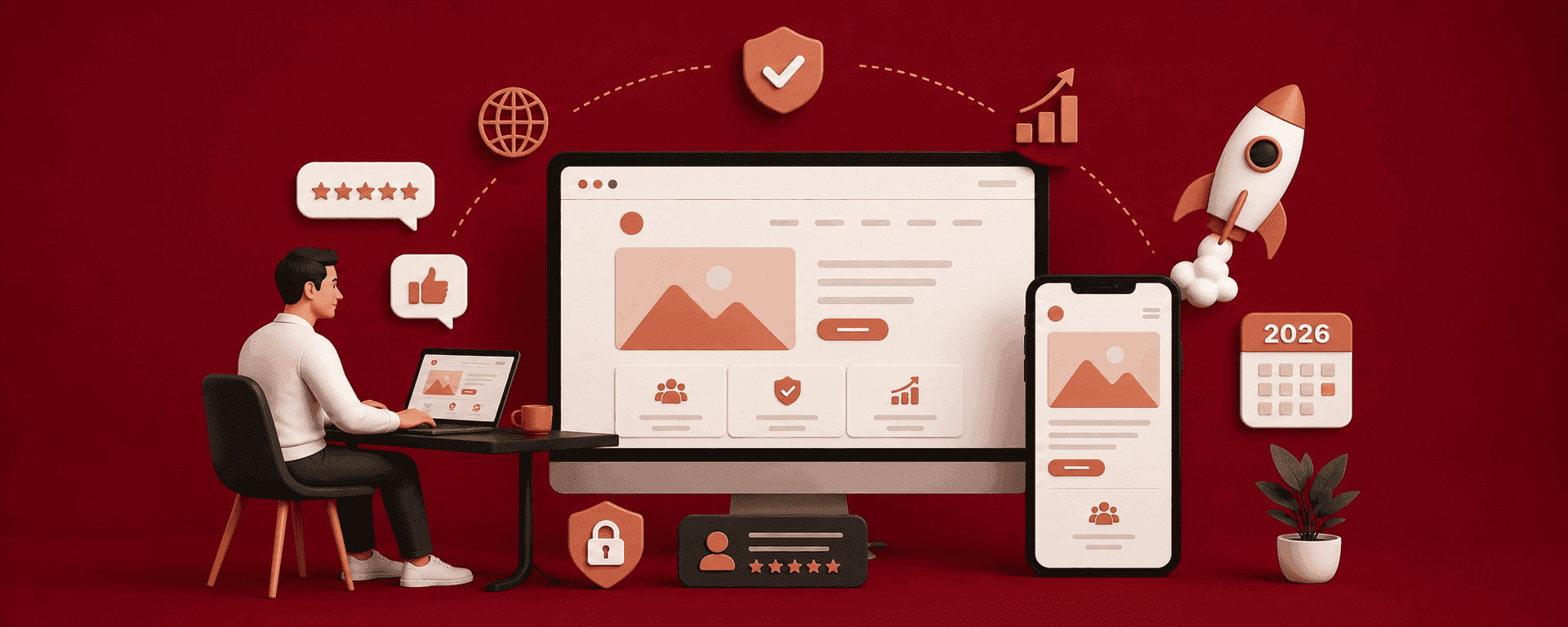Why Every Business Needs a Professional Website in 2026 Professional business website displayed on a modern laptop, highlighting the importance of having a professional website for business growth, credibility, customer trust, and online visibility in 2026.