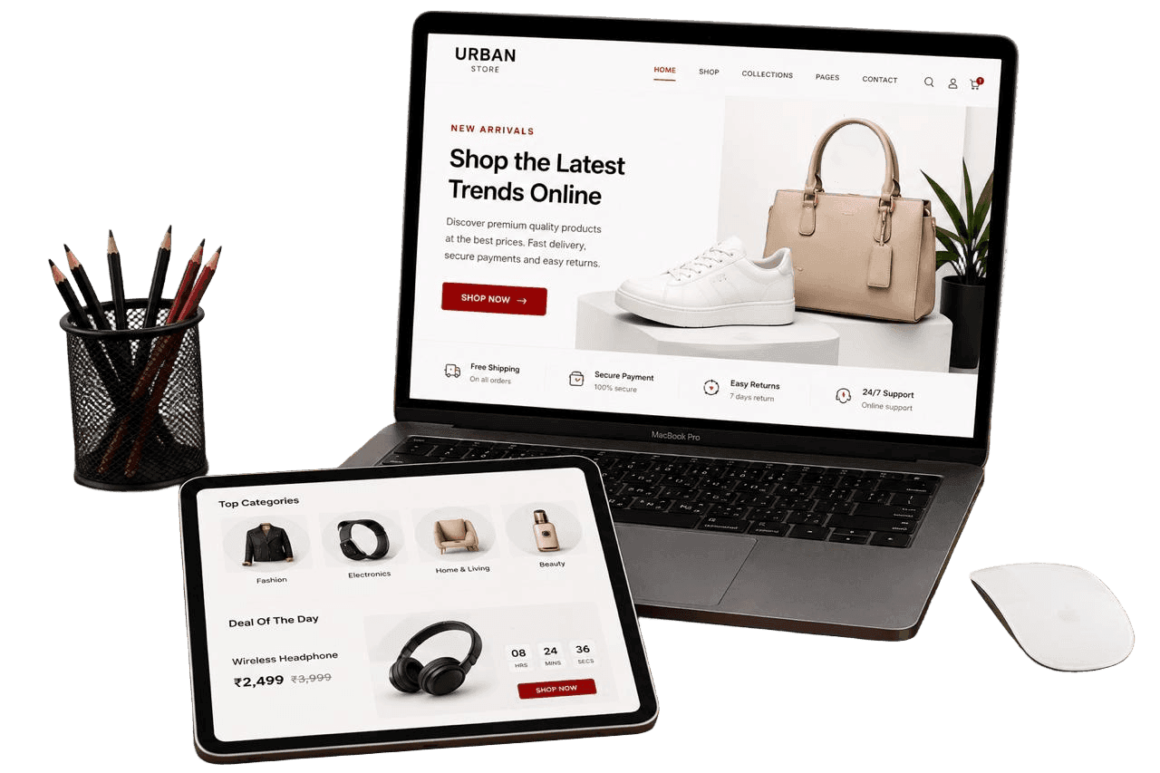 E-commerce website development